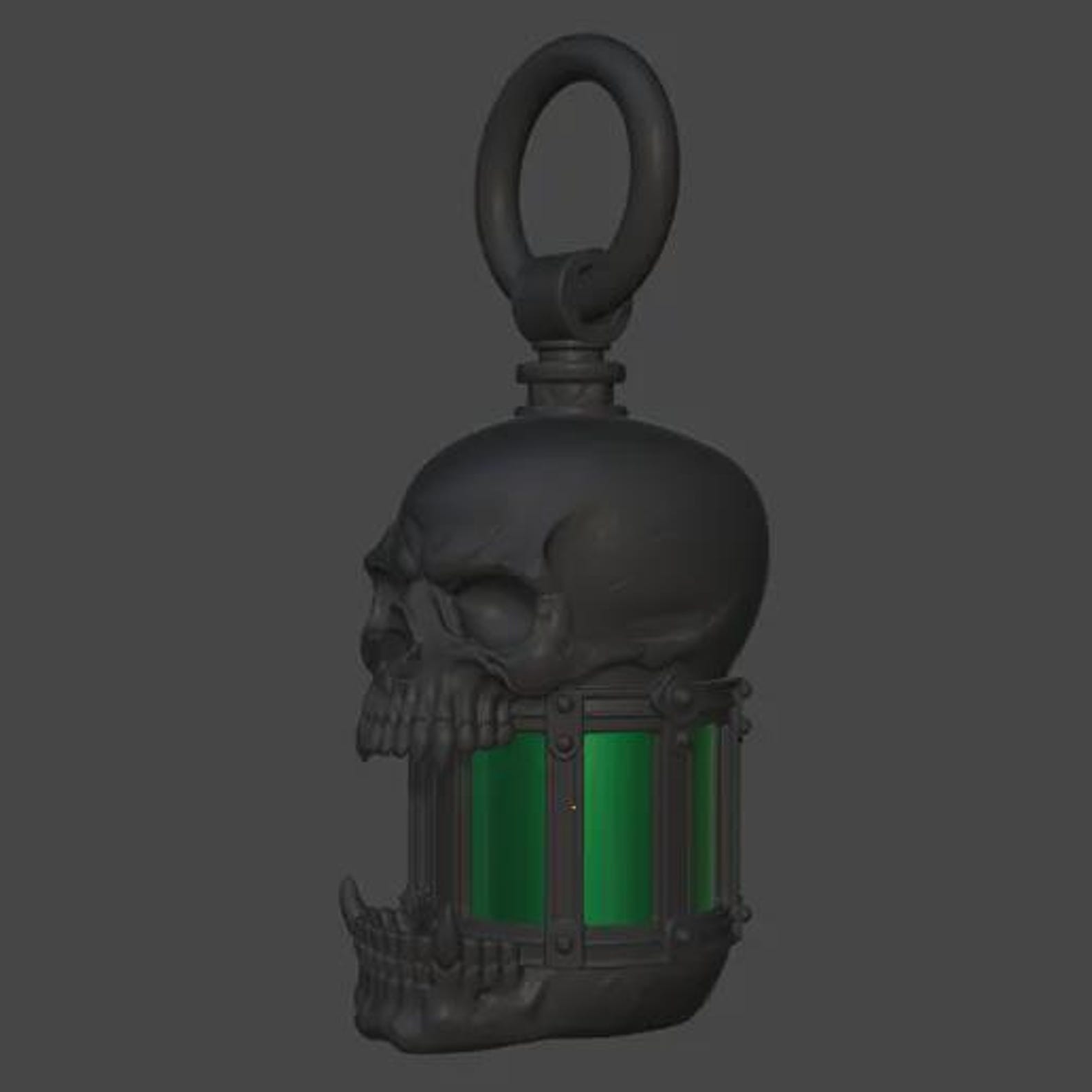 Skeleton Lantern Precut, Skull Lantern thumbnail 9