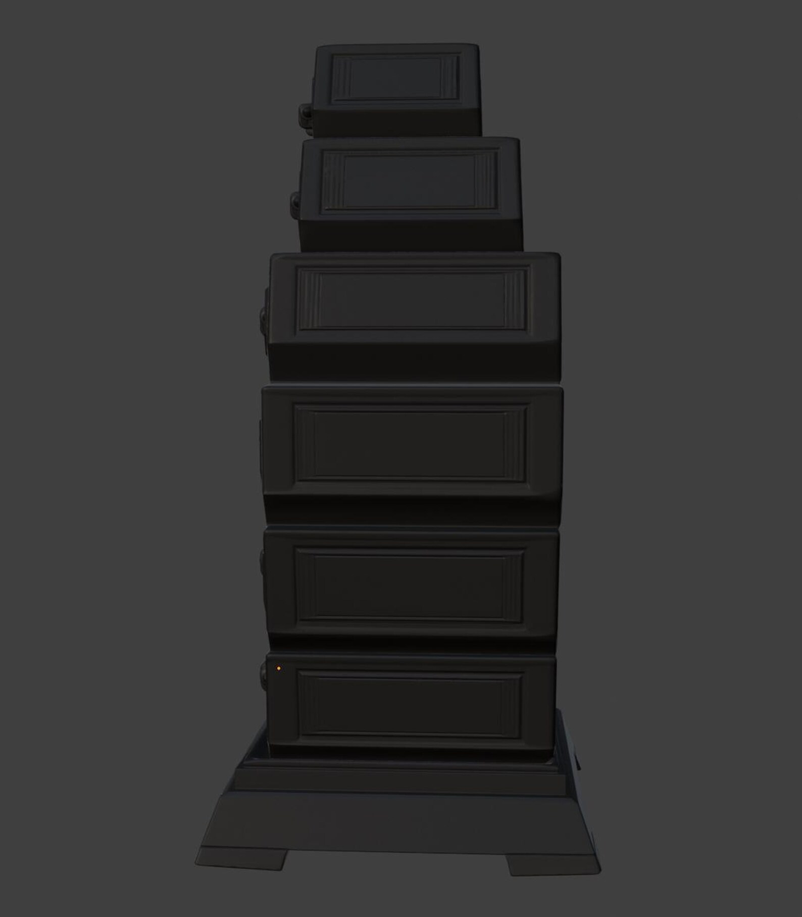 Mini Gothic Coffin Dresser, Functional Jewelry Box thumbnail 6