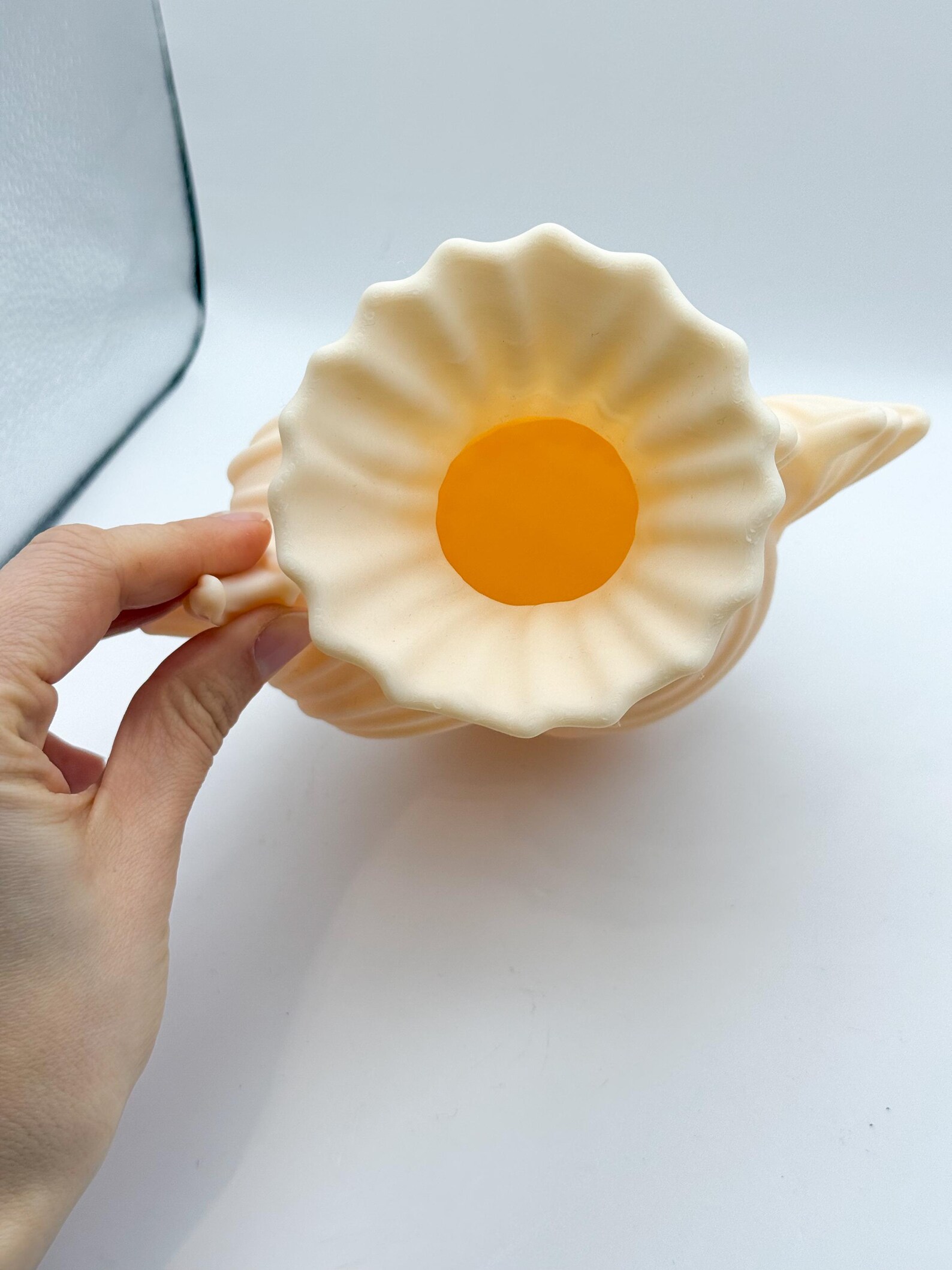 Seashell Spiral Vase, Ocean Coastal Decor Vase thumbnail 4