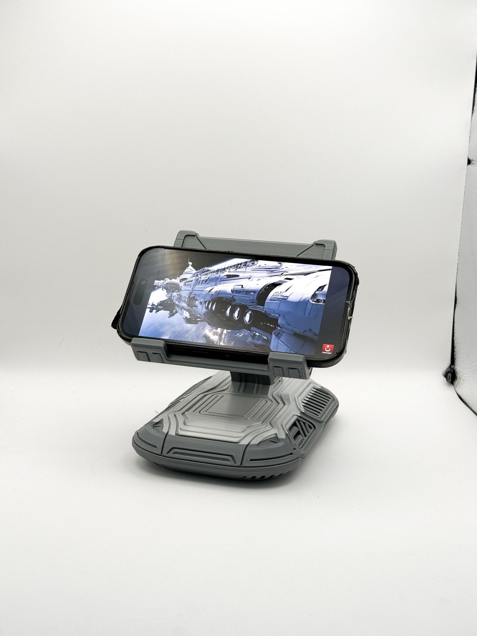 Futuristic Phone Stand, Sci-Fi Dock Holder for Desk thumbnail 8