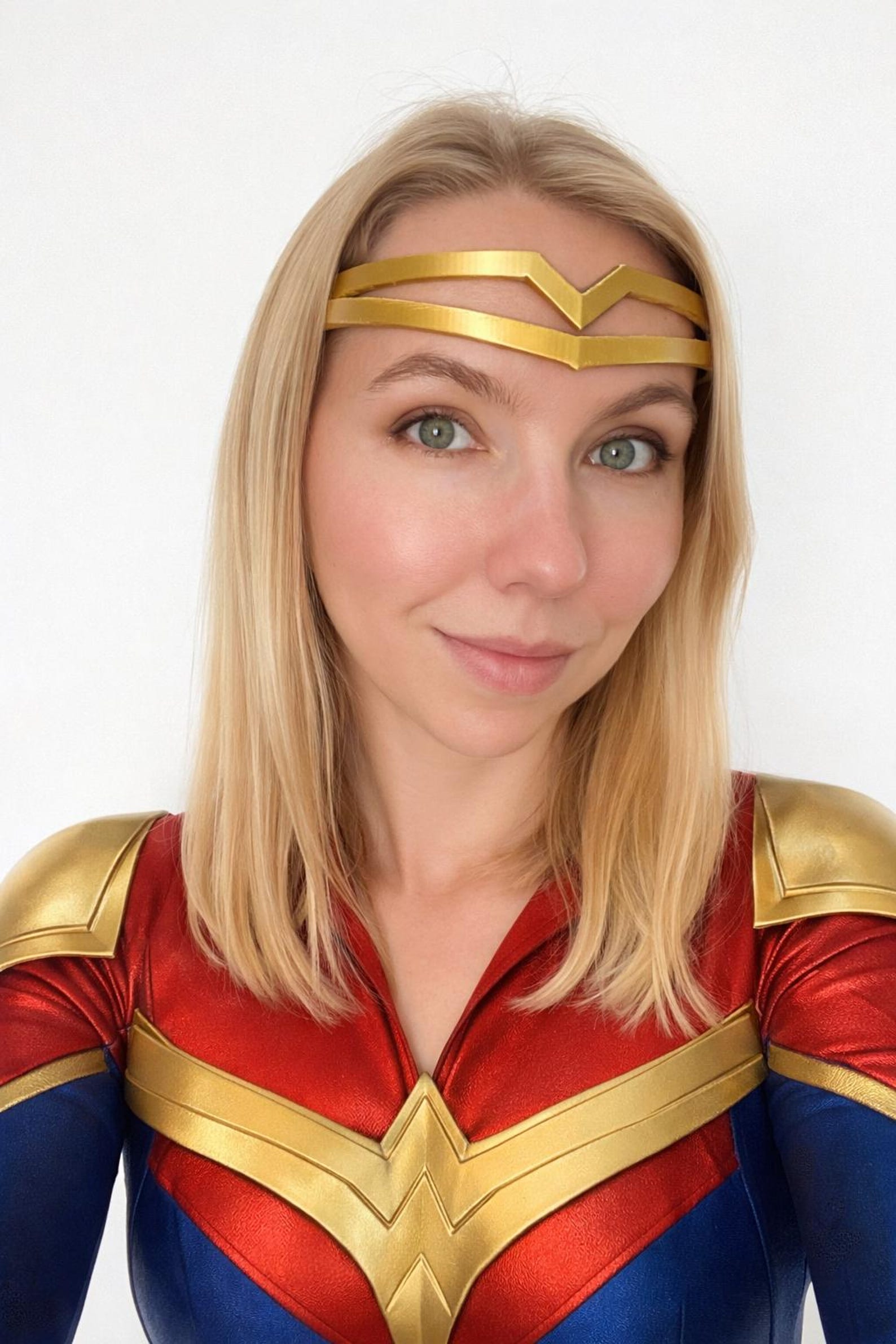Golden Amazon Hero Crown, Comic Inspired Warrior Tiara Cosplay
