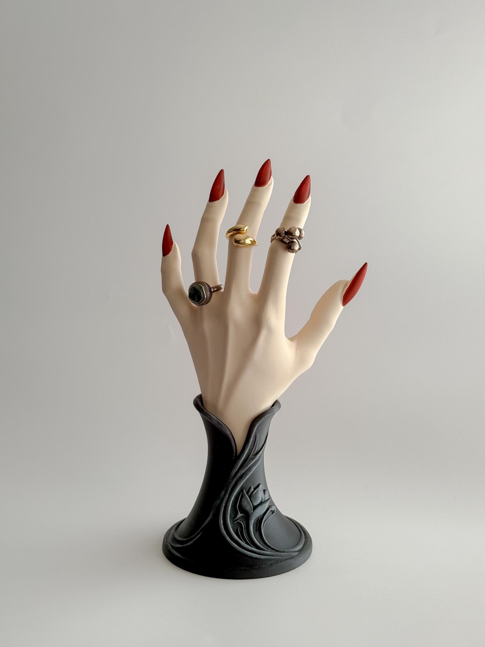 Vampire Hand Ring Holder, Gothic Jewelry Display Hand
