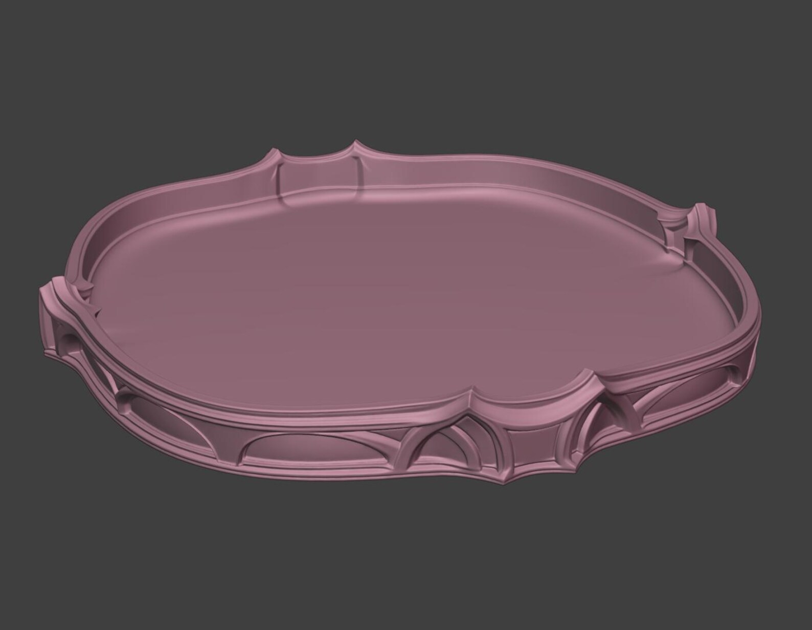 Square High Lip Tray, Gothic Catchall Tray Decor thumbnail 7