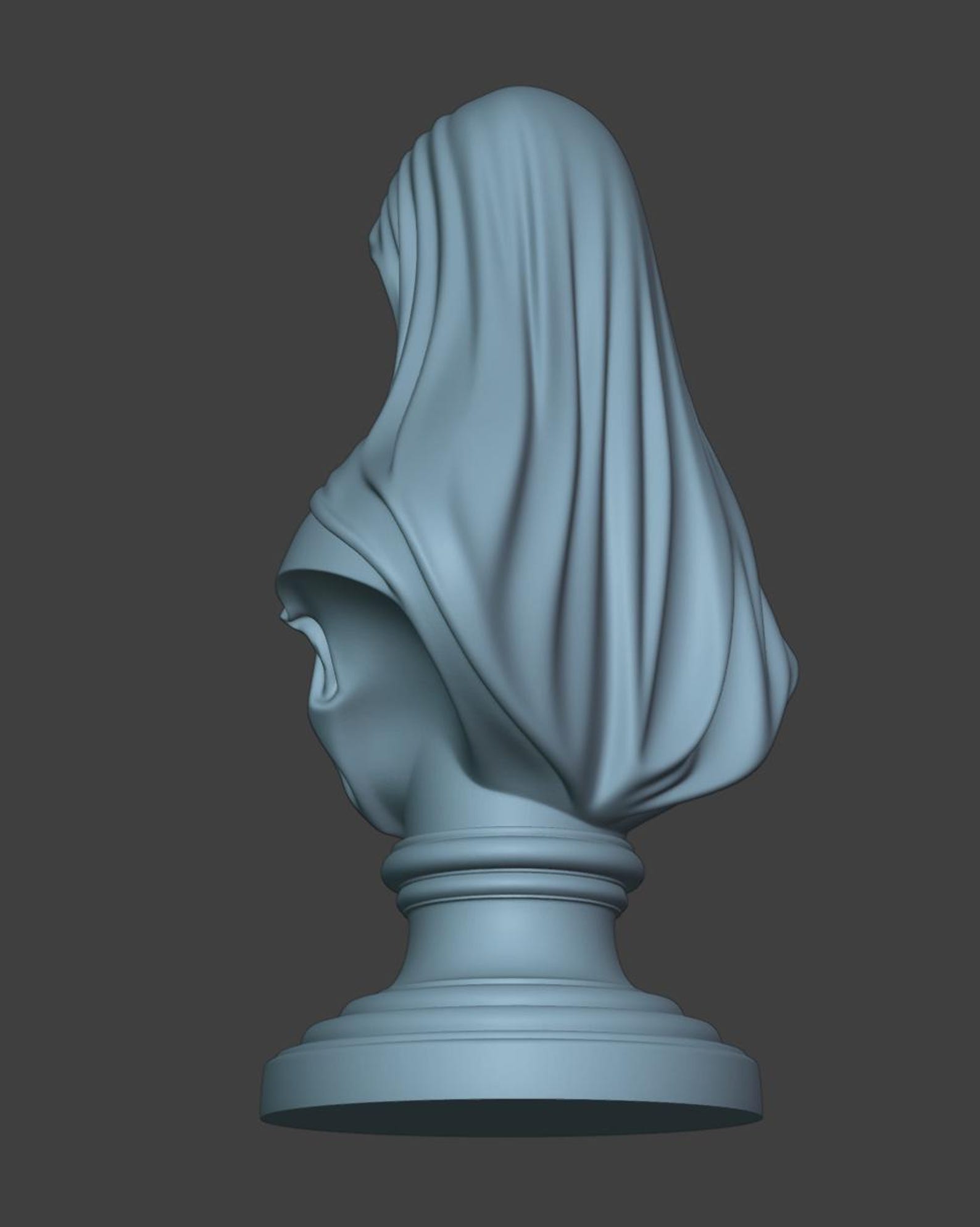 Silent Nun Bust Statuette thumbnail 8