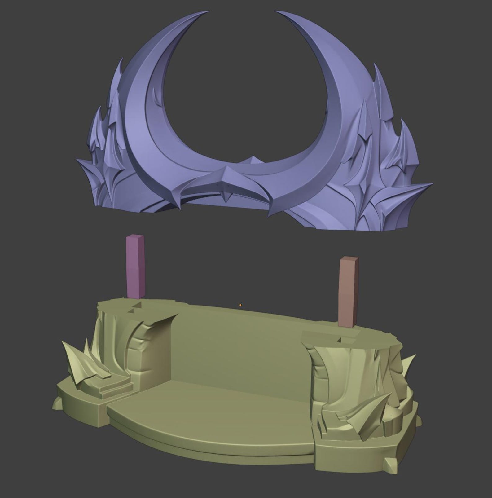 Darkmoon Gothic Fireplace, Diorama Display thumbnail 9