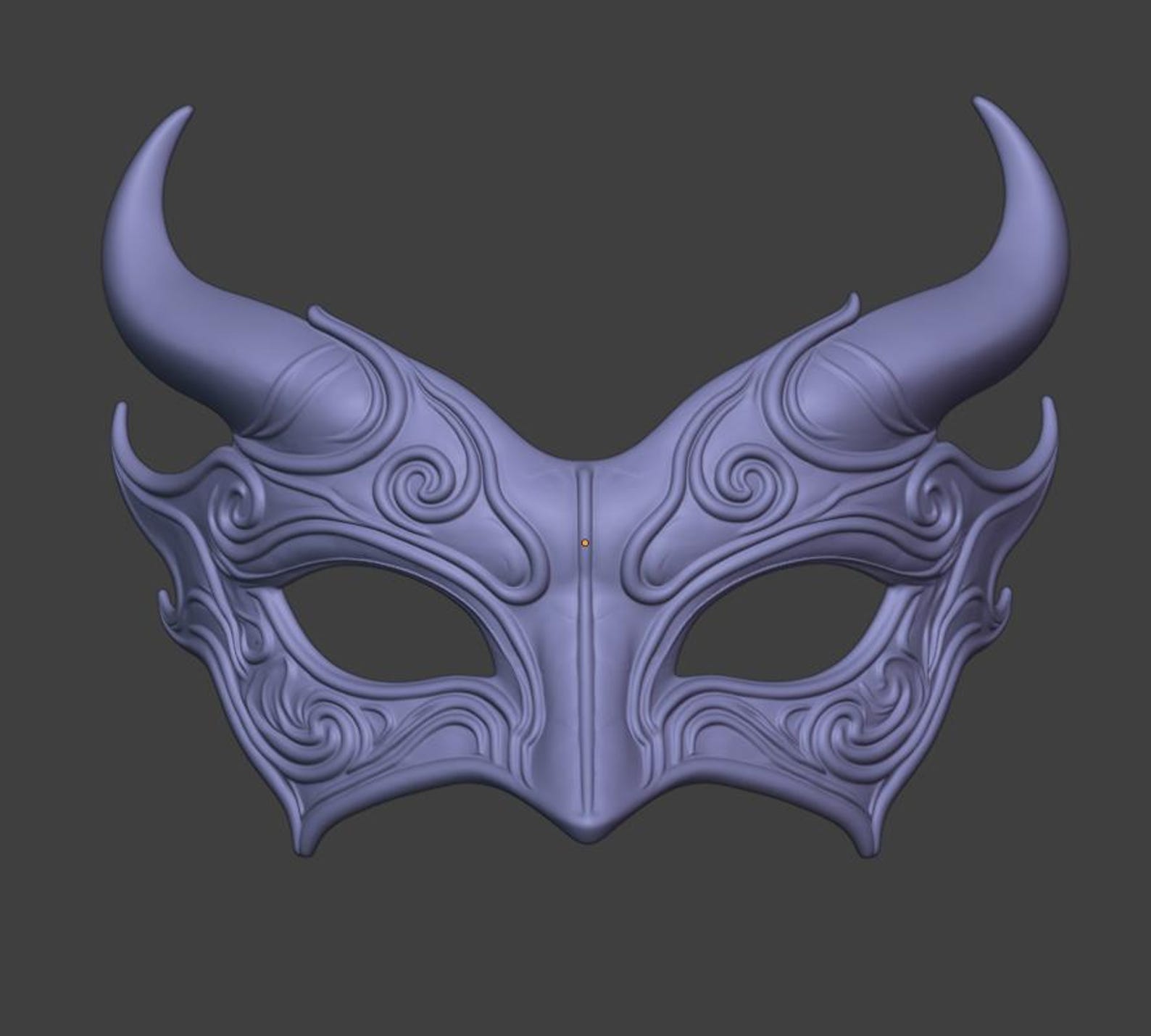 Succubus Demon Mask, Fantasy Horned Cosplay Eye Mask thumbnail 5