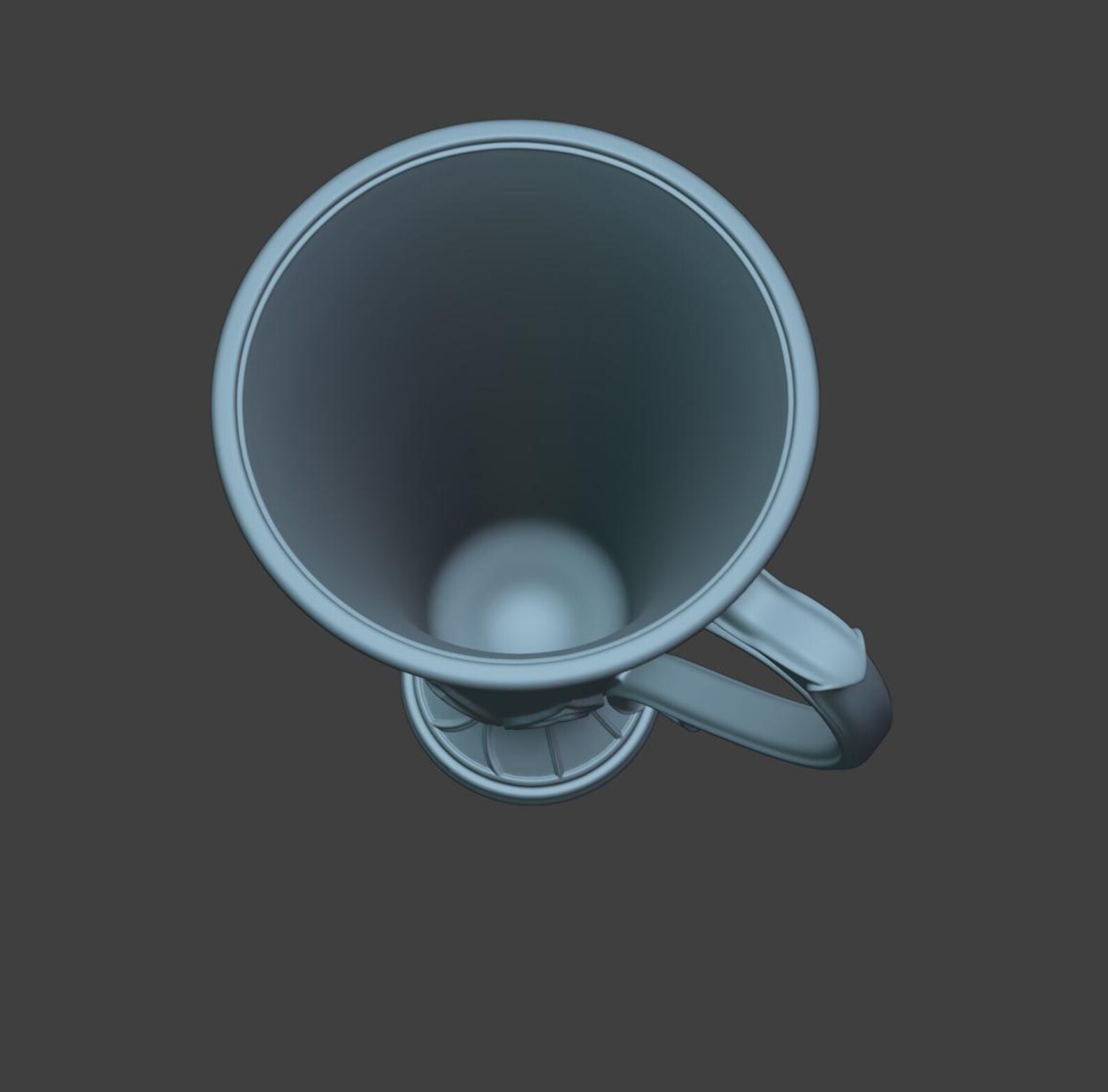 Gothic Goblet Cup, Tall Slim Tea Cup thumbnail 8