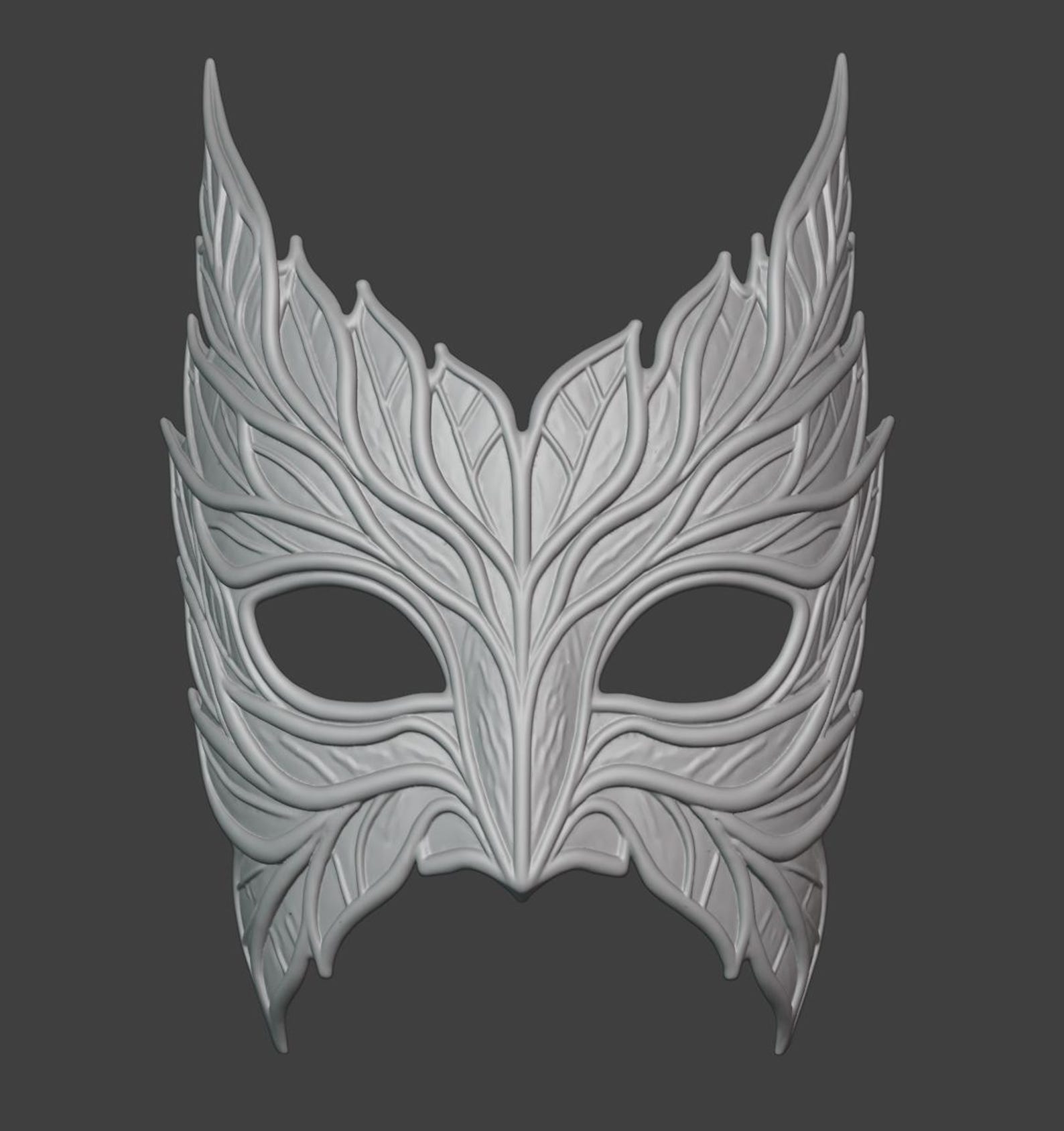 Elven Moonleaf Eye Mask - Cosplay Elf Mask thumbnail 7
