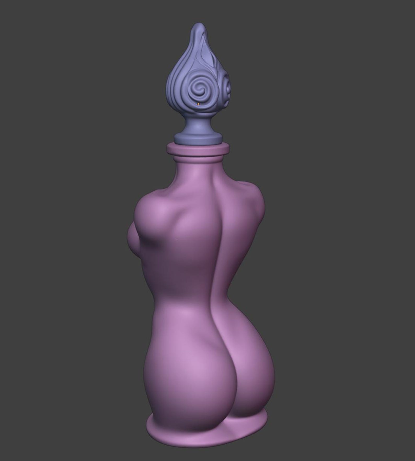 Body Elixir Flask, Female Form Vase thumbnail 10