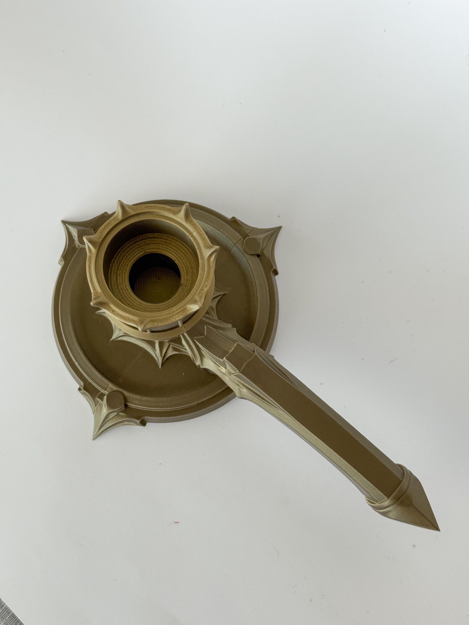 Gothic Candle Holder, Medieval Chamberstick thumbnail 4