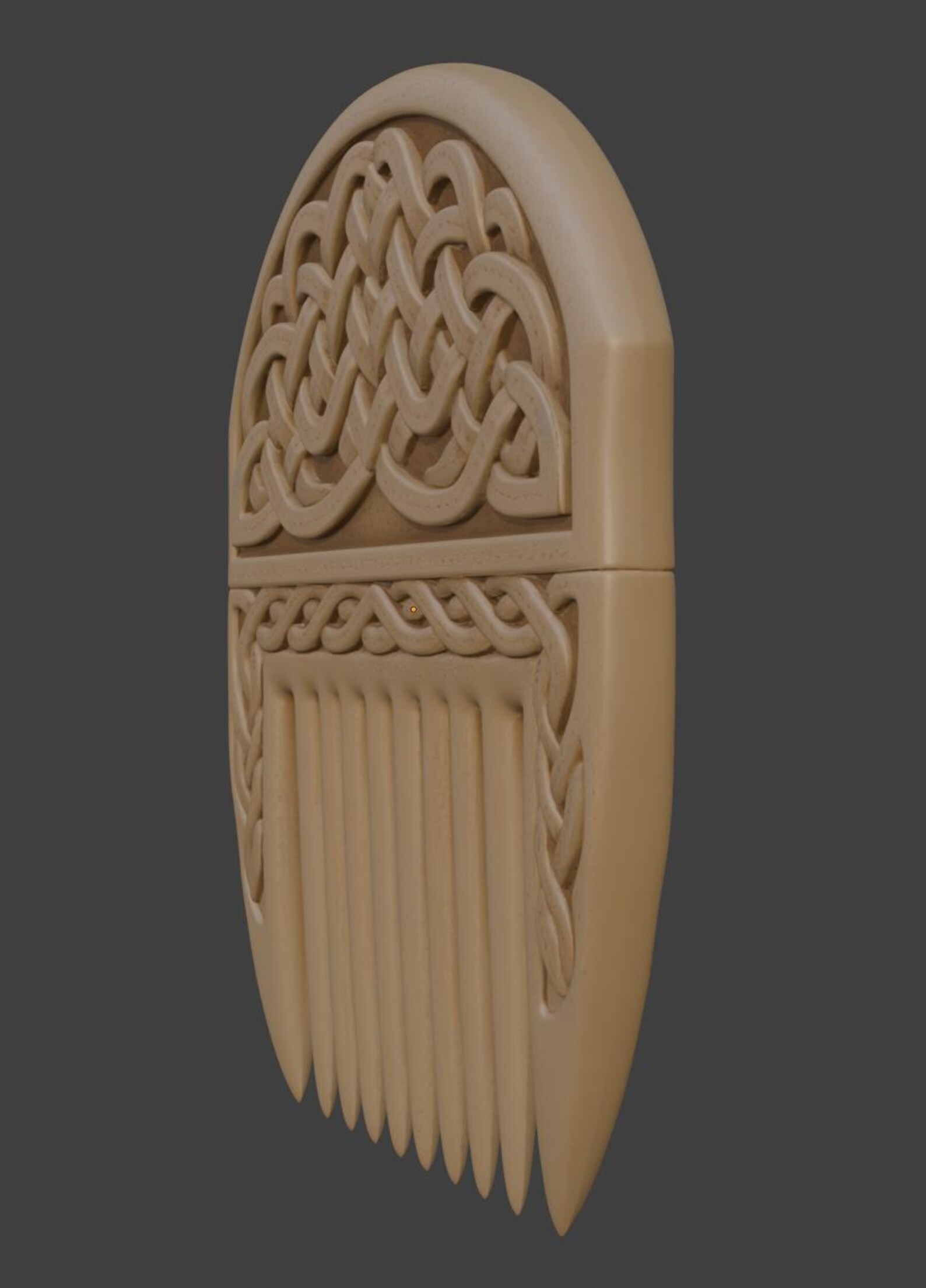 Viking Knot Hair Comb thumbnail 5