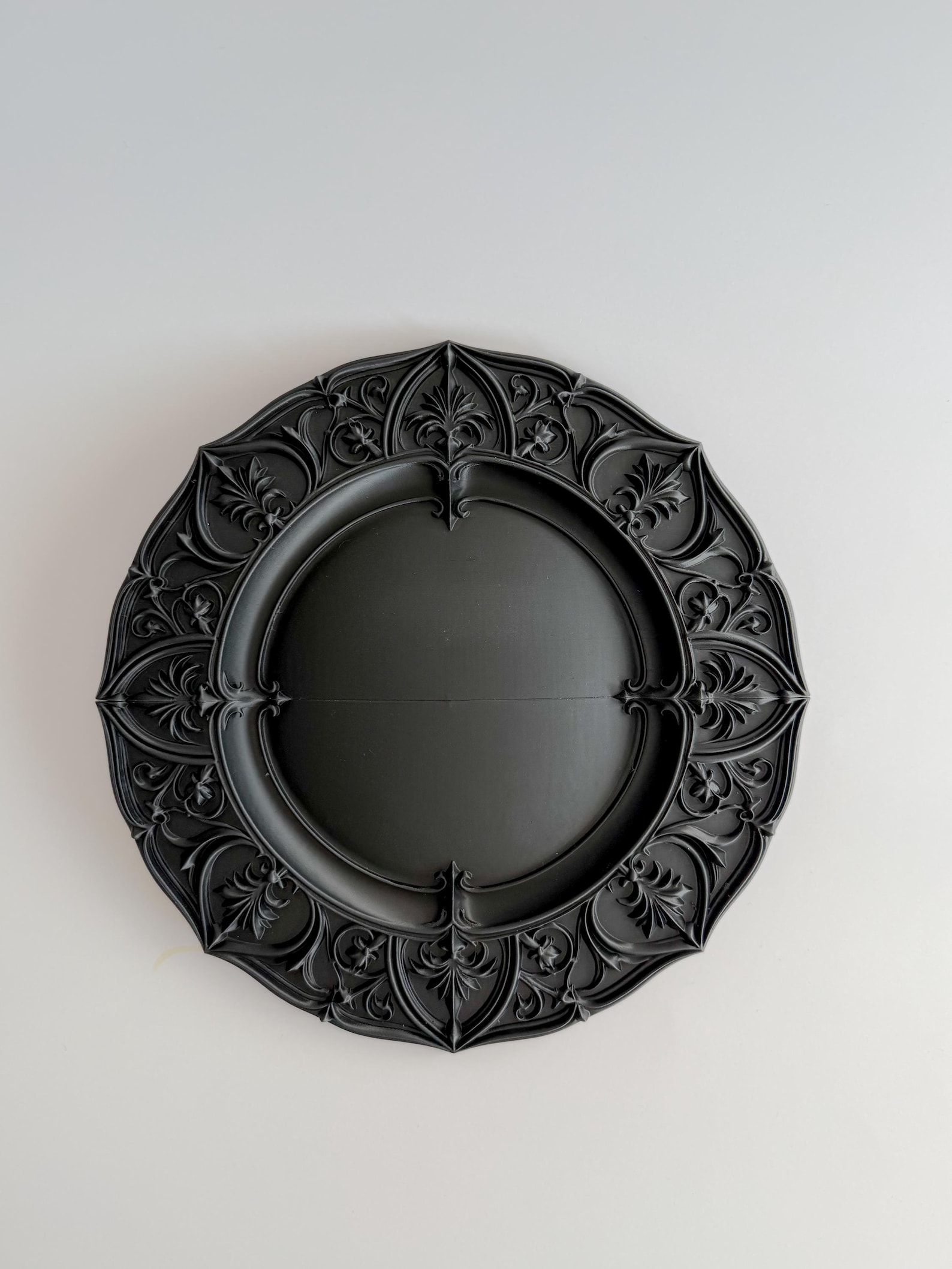 Gothic Decor Plate / Wall Mounted Gothic Tray
