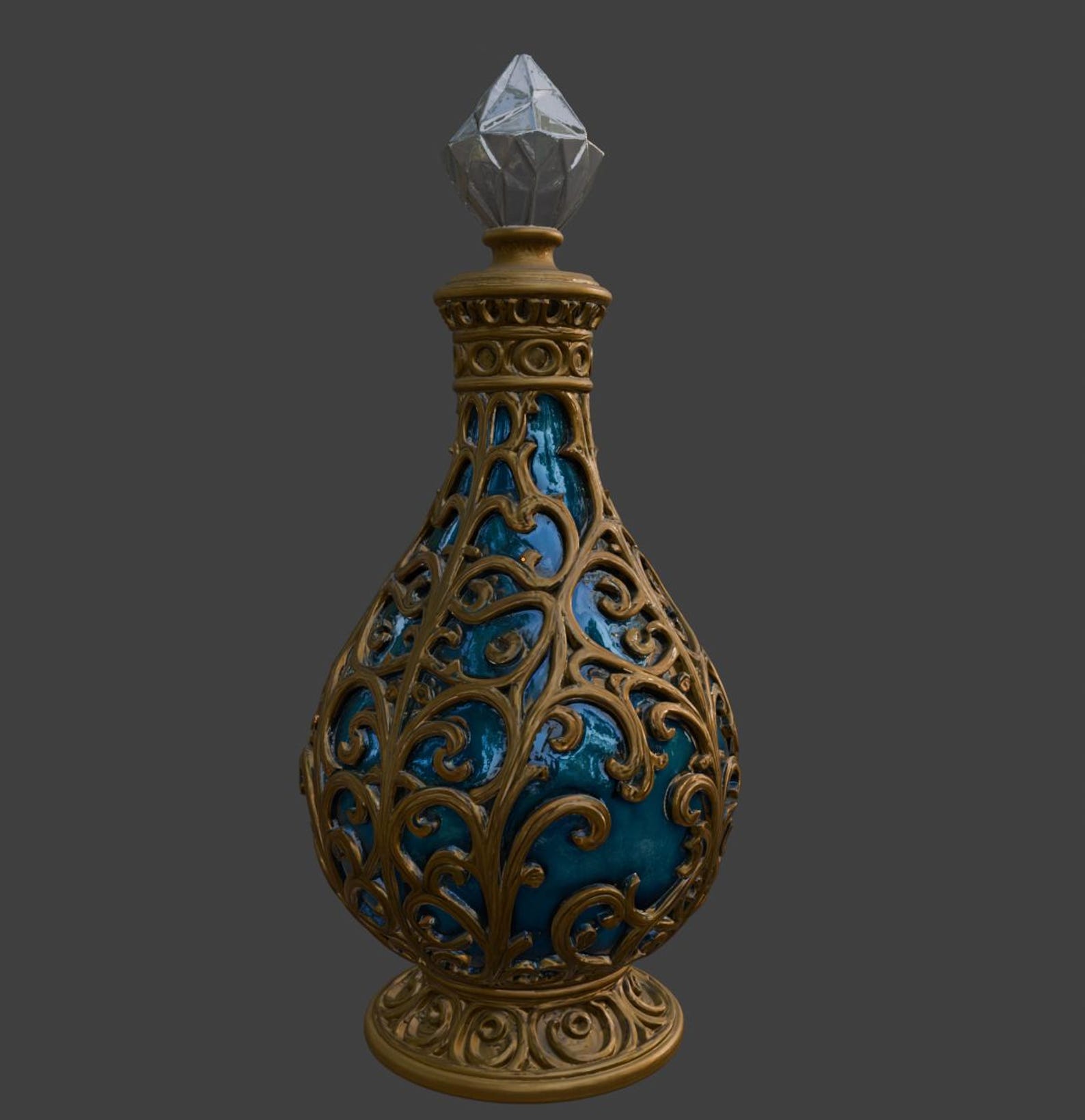 Royal Mana Decanter - Fantasy Potion Bottle thumbnail 6