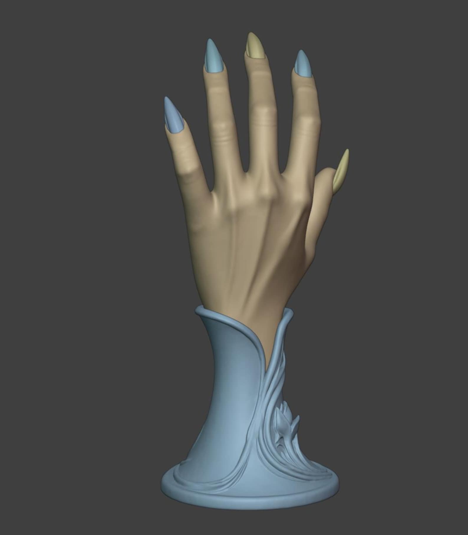 Vampire Hand Ring Holder, Gothic Jewelry Display Hand thumbnail 6