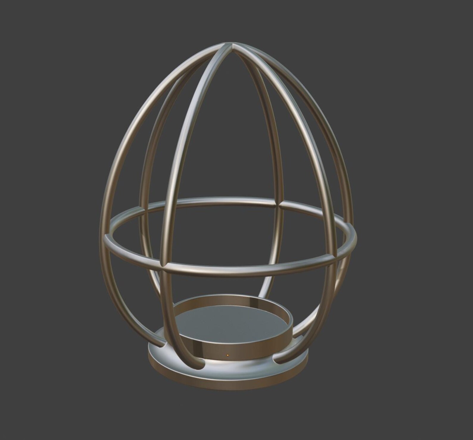 Minimalist Egg Orb Tealight Lantern, Modern Candle Holder thumbnail 7