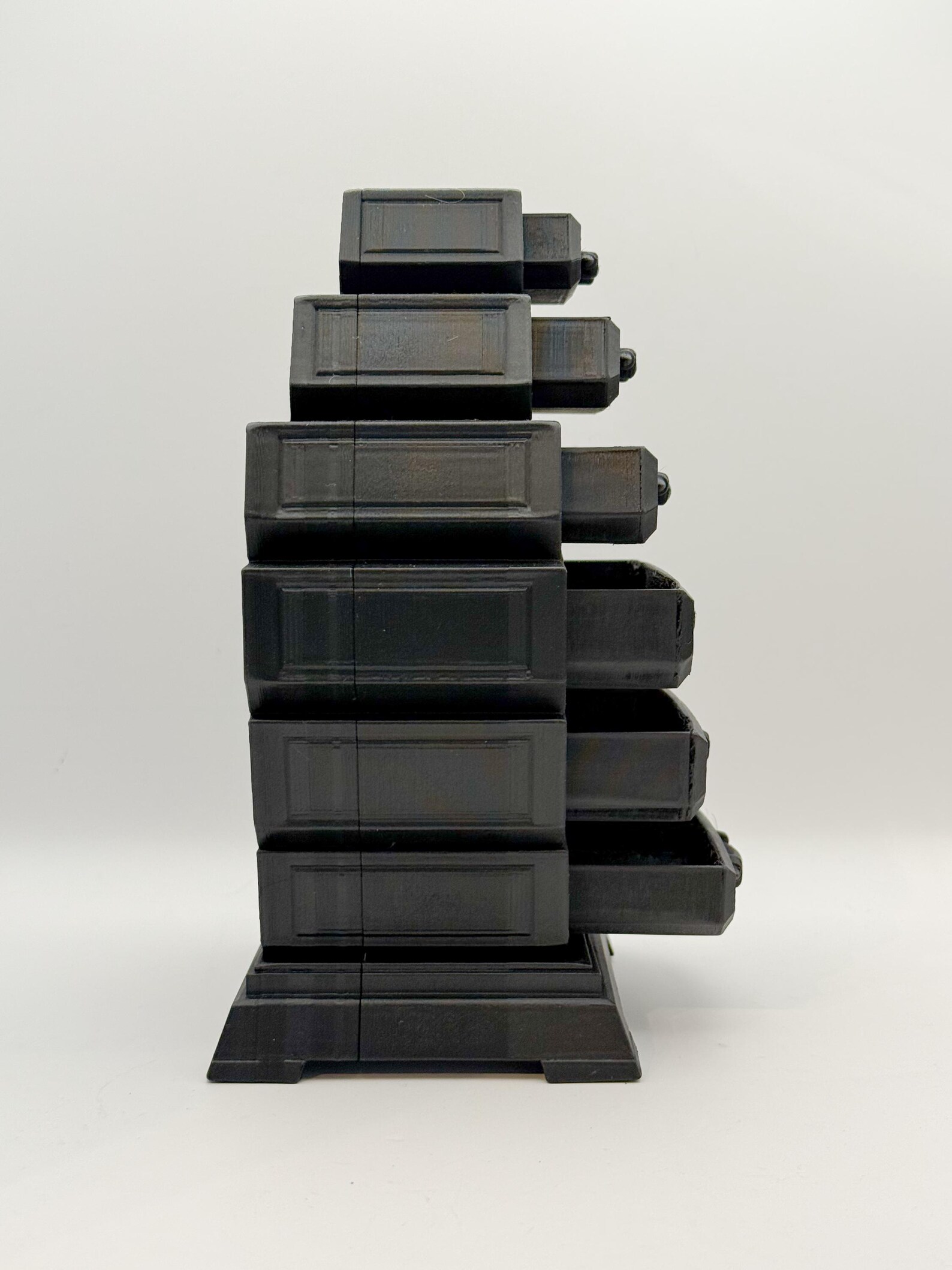Mini Gothic Coffin Dresser, Functional Jewelry Box thumbnail 3