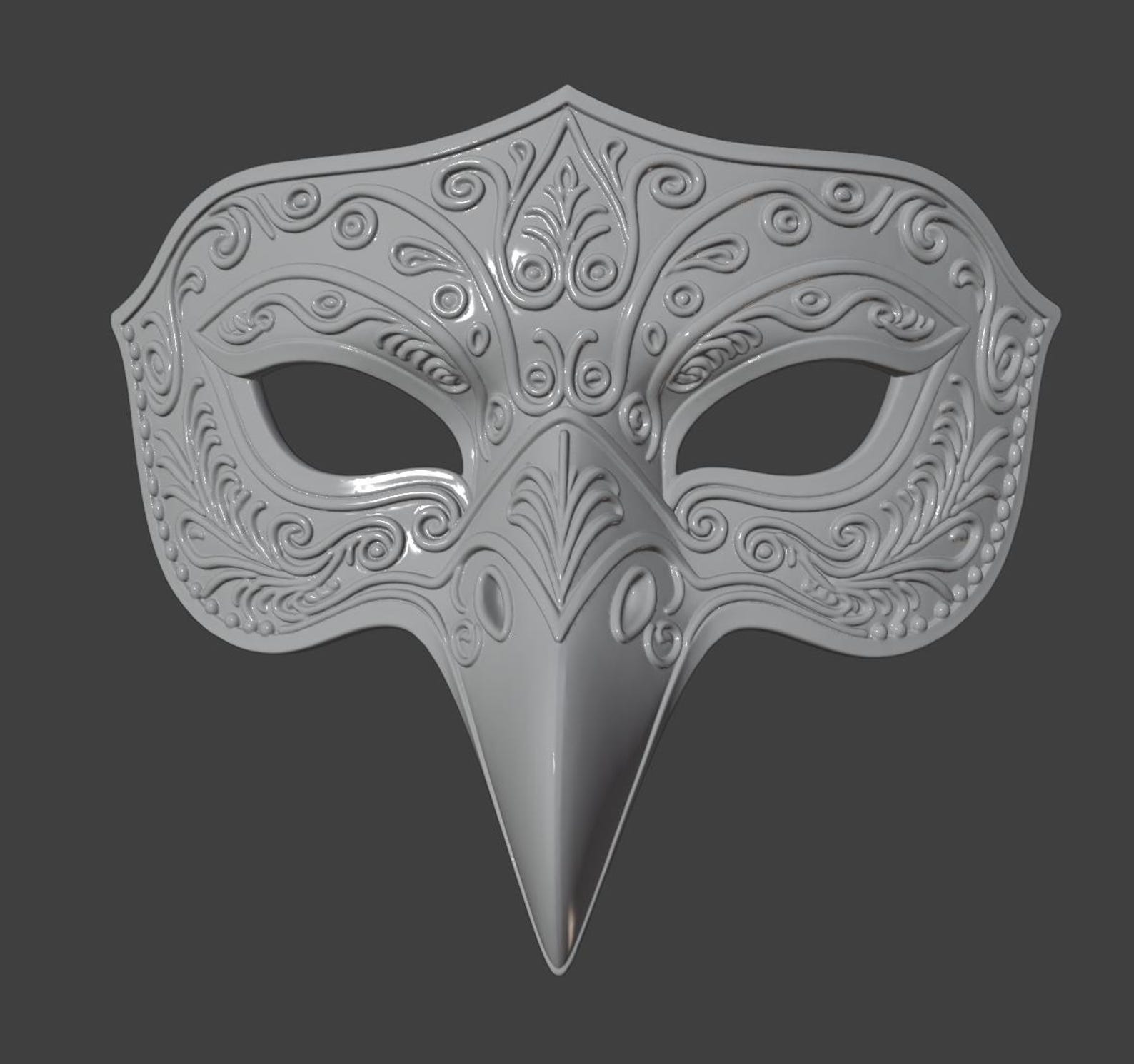 Carnival Bird Mask, Venetian Masquerade Plague Doctor Style thumbnail 5
