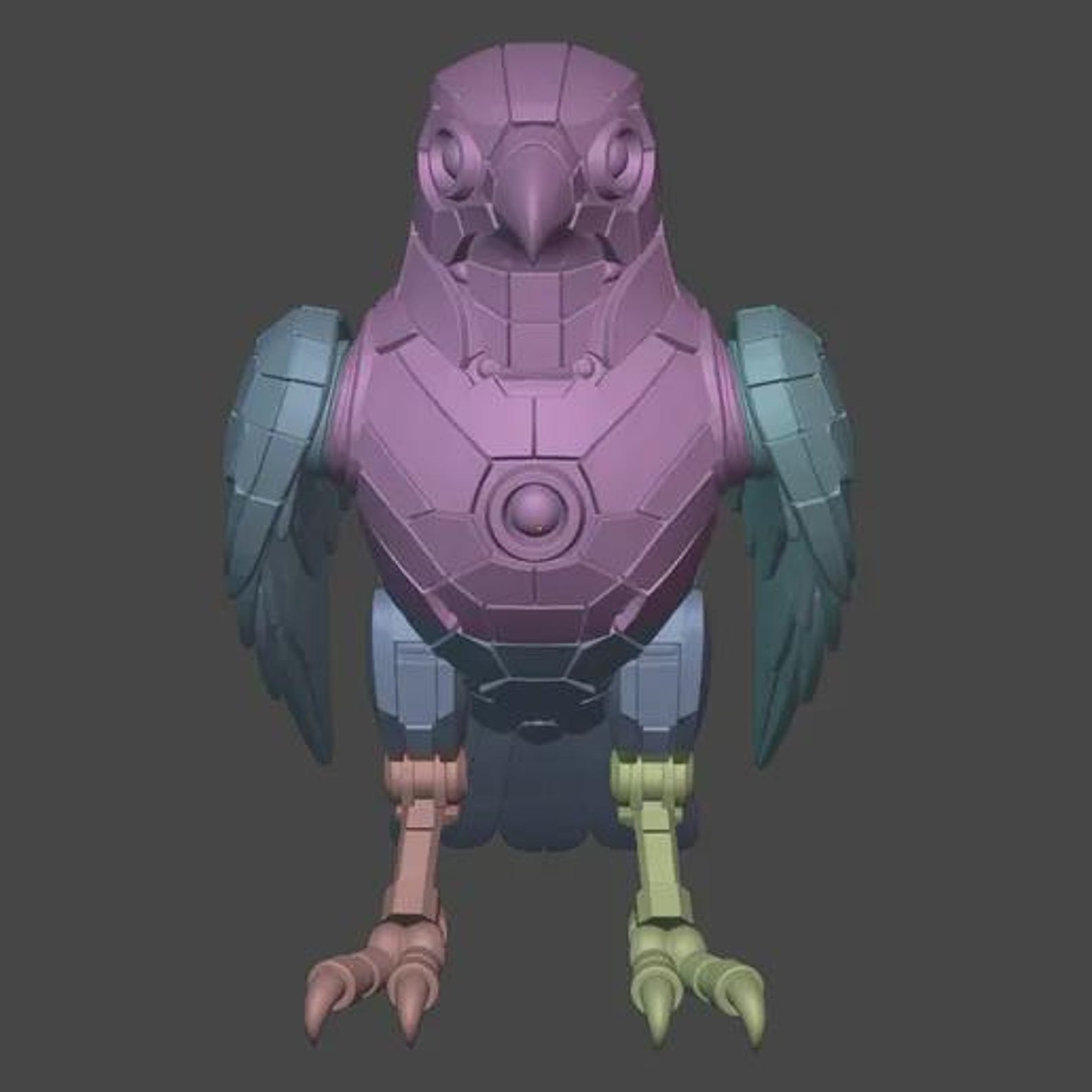 Mechanical Falcon, Futuristic Robot Bird thumbnail 8