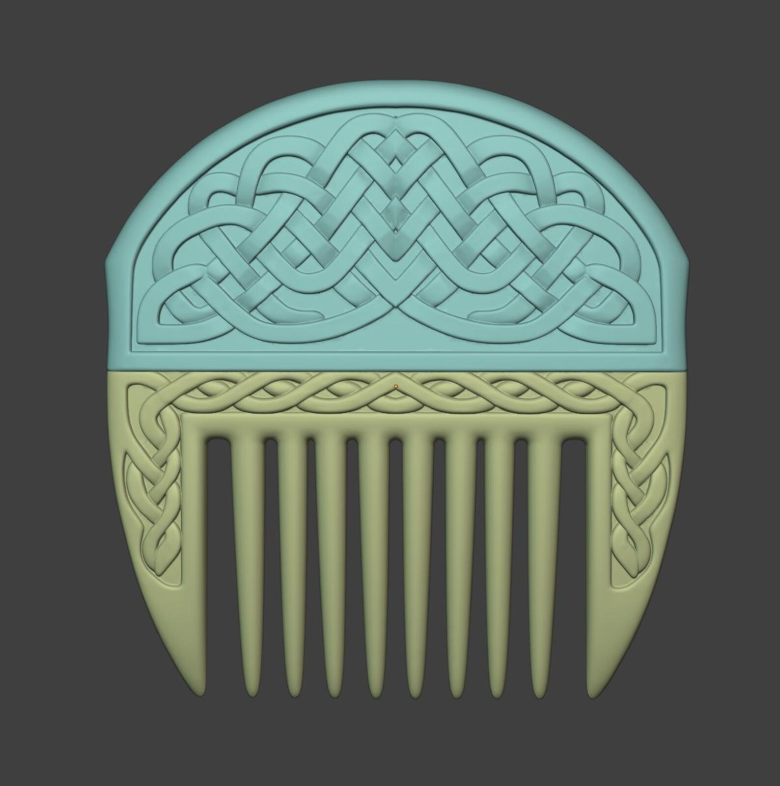 Viking Knot Hair Comb thumbnail 8
