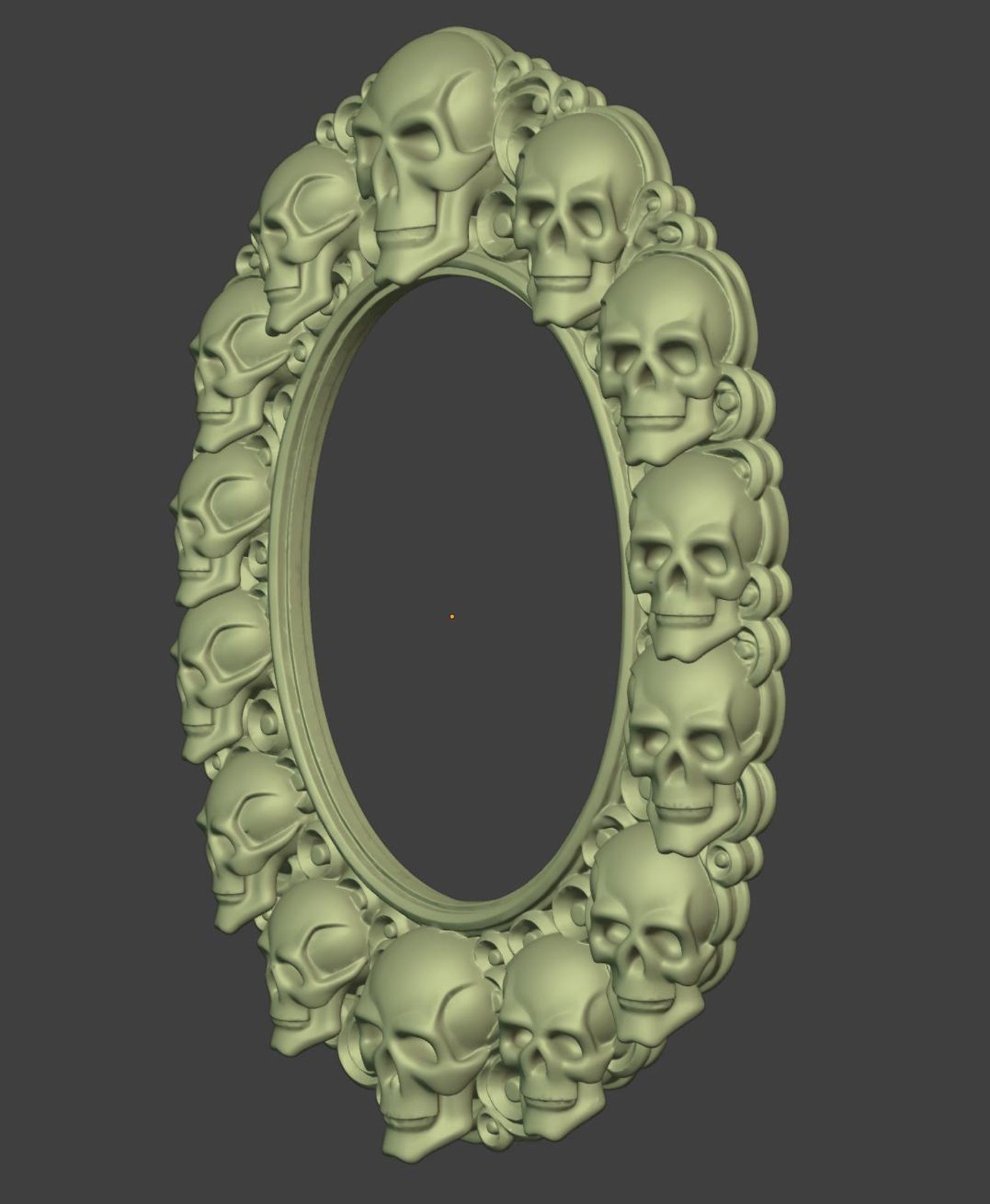 Skulls Frame - Gothic Skull Mirror Frame thumbnail 5