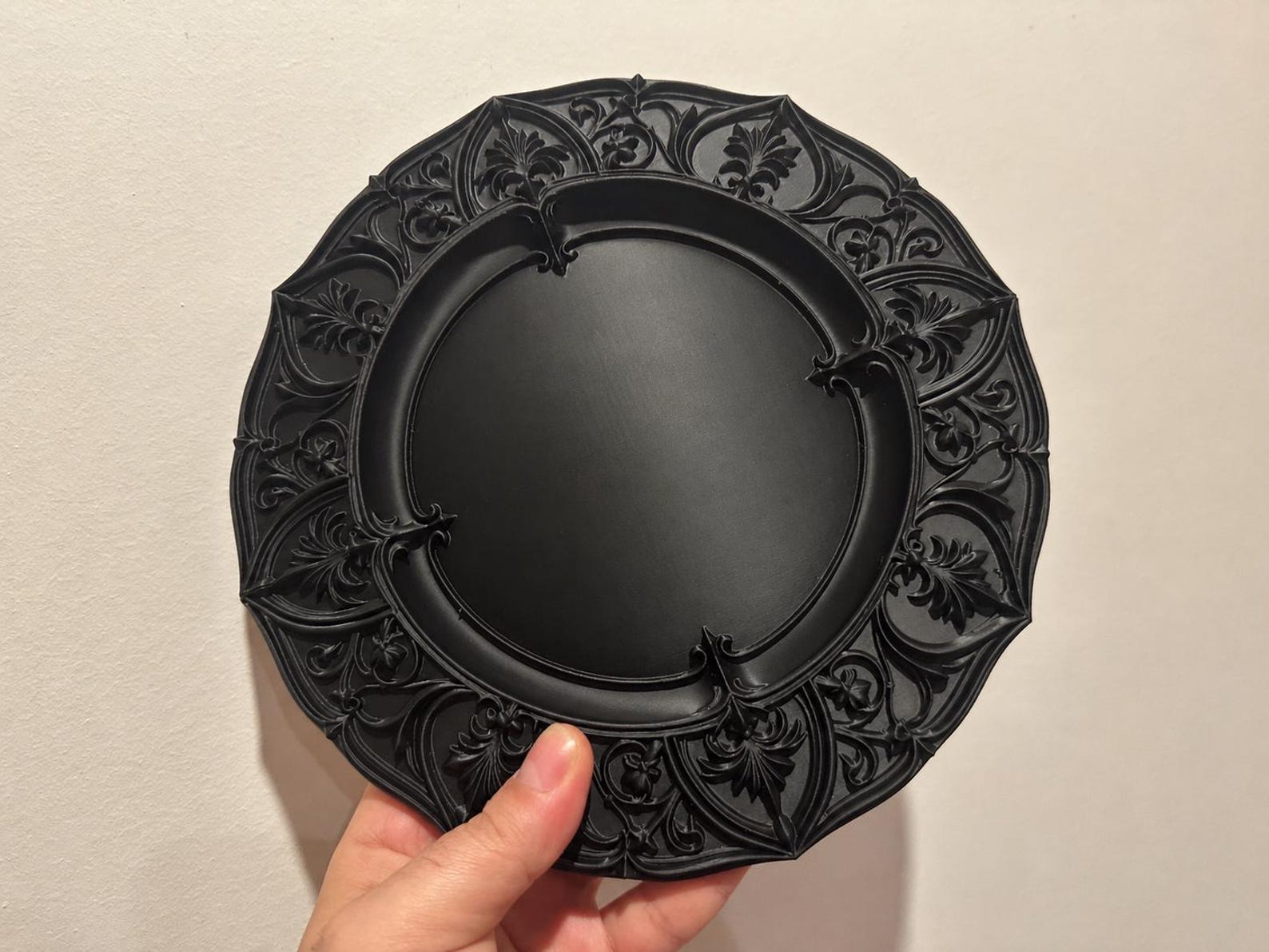 Gothic Decor Plate / Wall Mounted Gothic Tray thumbnail 2