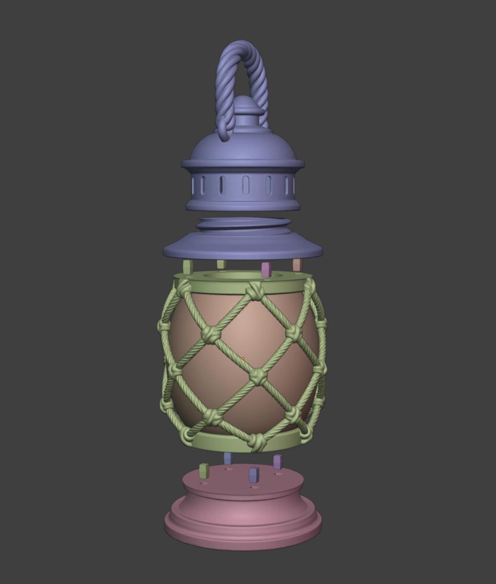 Pirate Rope Lantern, Nautical Coastal Decor Lantern thumbnail 8
