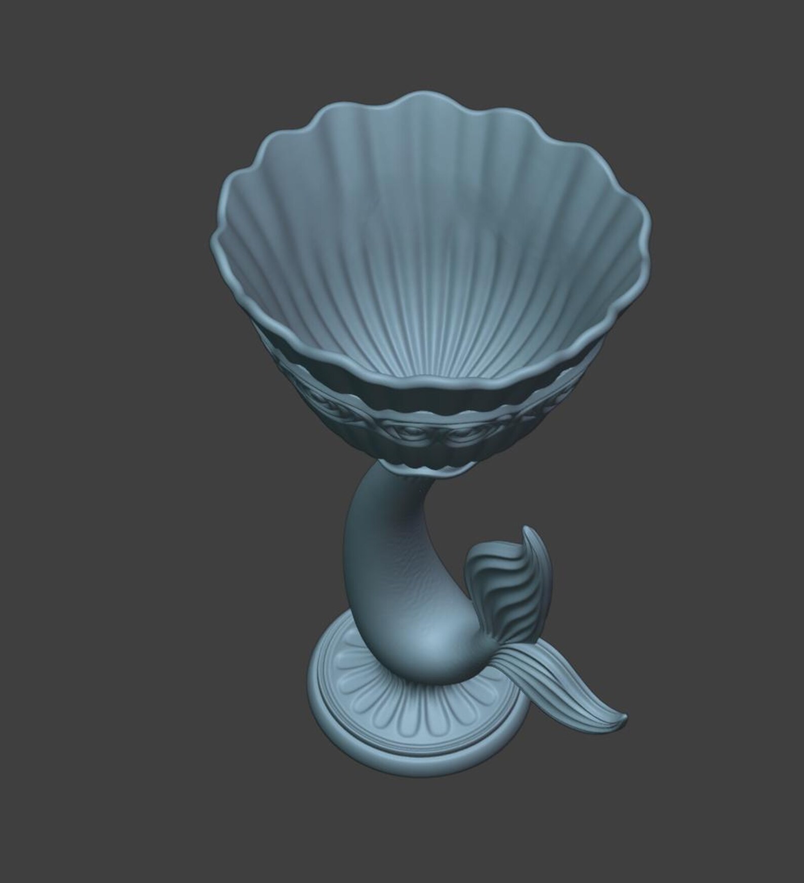 Mermaid Shell Chalice, Fantasy Ocean Goblet Decor thumbnail 8