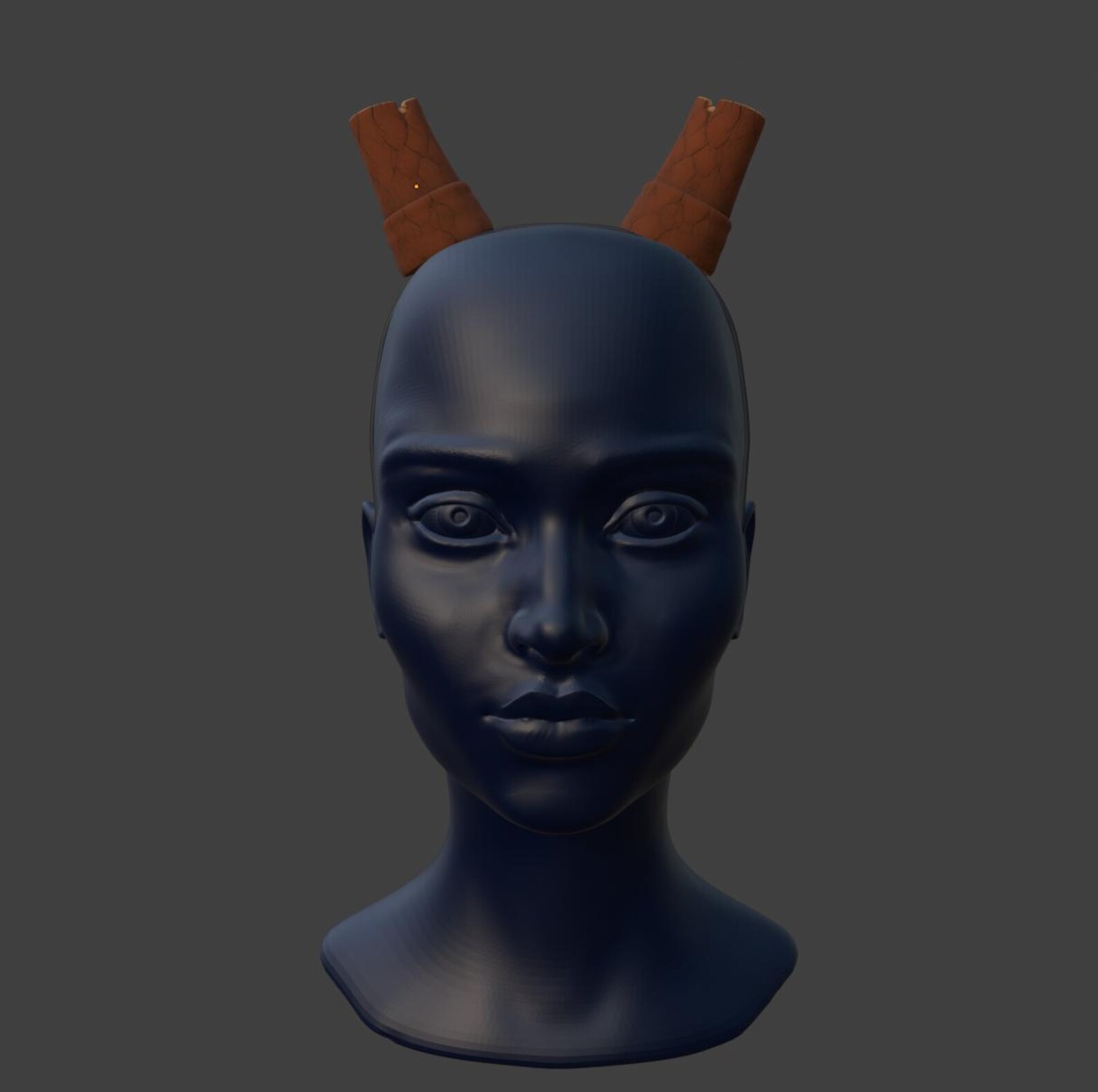 Demon Horns Headband, Infernal Devil Horns thumbnail 3
