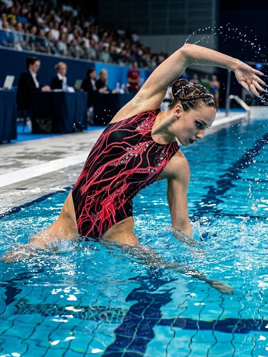 Synchronized swimming swimsuit - Etsy 日本