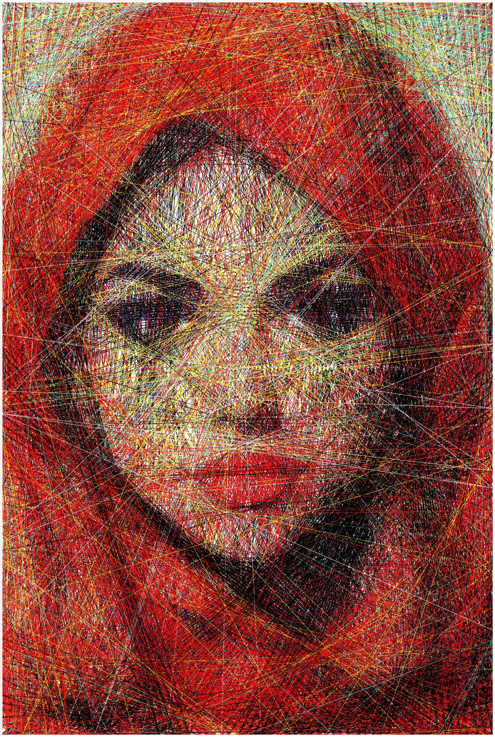 Hyper Realistic String Art Portrait Template (35x50cm) DIY (digital ...