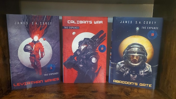 The Expanse Book Covers / Dust Jackets. COMPLETE Custom Set