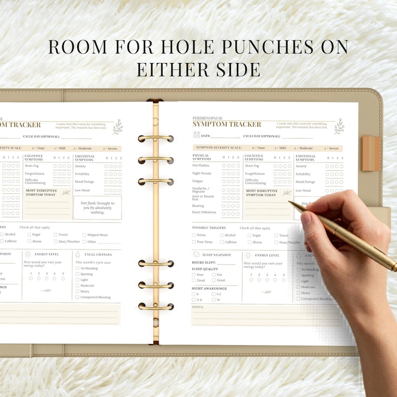 Symptom Tracker | Dashboard for Perimenopause and Menopause | Track Hormone Changes, Symptoms, Triggers, & Sleep image 9