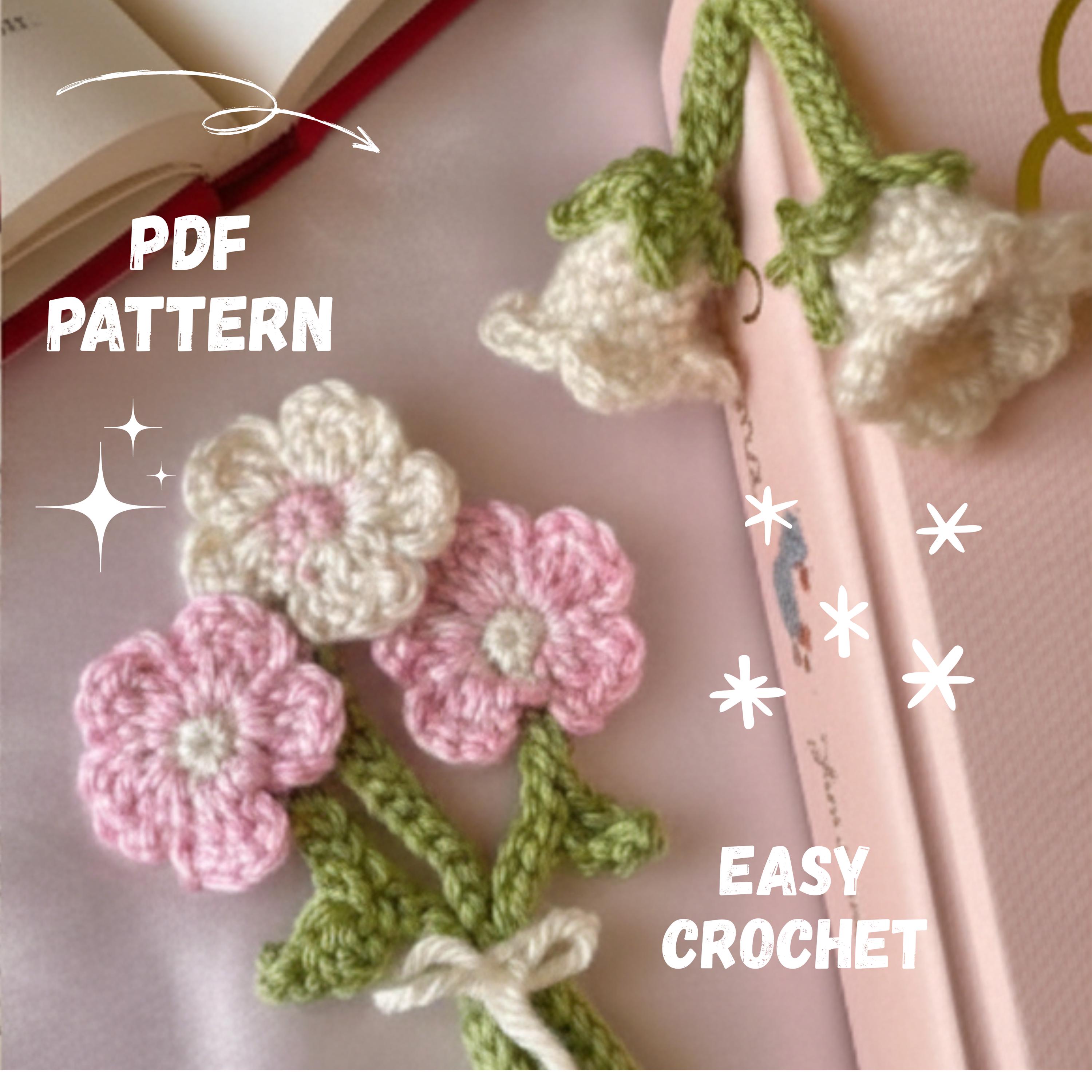 38 Flower Bookmark Crochet Patterns to Add a Handmade Touch to Reading Time 28 Crochet Flower Bookmark
