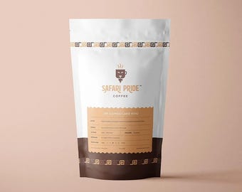 Safari Pride Coffee Dr Congo Lake Kivu Premium Single Origin Roast Smooth Medium Roast with Bright Fruity Chocolate Notes