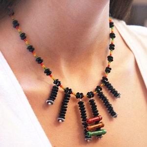Geometric Computer Resistor Techie Necklace Upcycled Wearable Tech Recycled Antique Electronic unique eco friendly