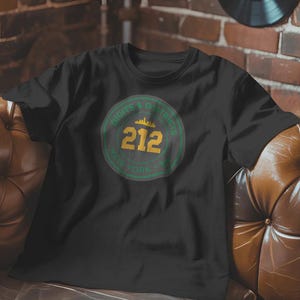 Camiseta de dígitos y distritos - Código de área 212 de Nueva York, NY / Insignia de la Serie I