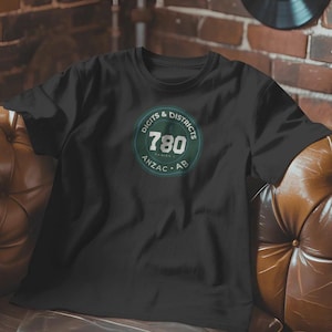 Digits & Districts T-Shirt - 780 Anzac AB Area Code | Series I Badge