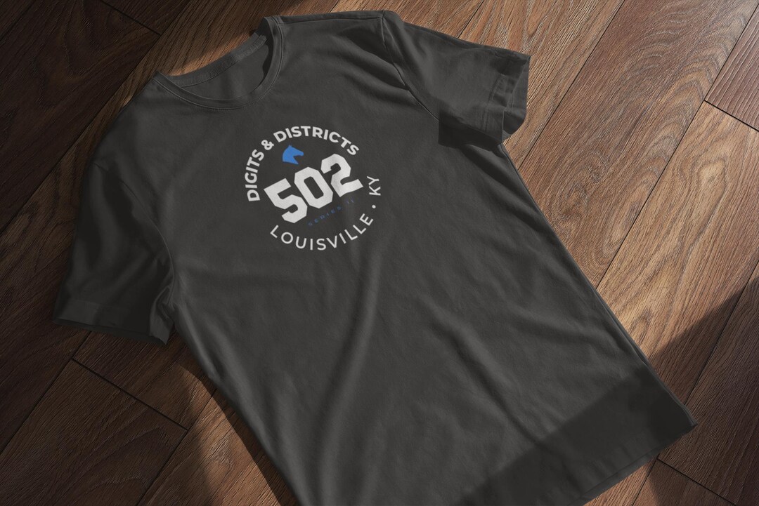 Digits & Districts 502 Louisville KY Area Code T-shirt | Series II ...