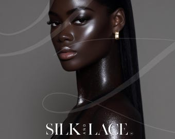 1 High Resolution Editoria AI Model Stock Image | Fashion Runway Magazine Photography | Beauty Campaign Photo | Luxury Couture Aesthetic