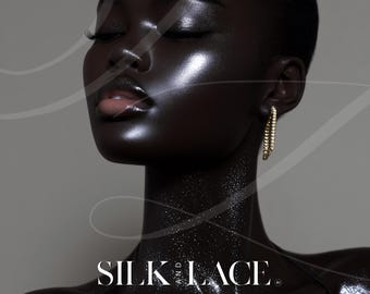 1 High Resolution Editoria AI Model Stock Image | Fashion Runway Magazine Photography | Beauty Campaign Photo | Luxury Couture Aesthetic