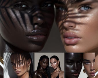 Beauty Stock Photos for Branding AI Model Images Skincare Content Coastal Beach Aesthetic Branding Photos for Social Media Marketing IG