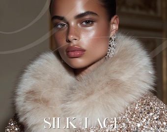 1 High Resolution Editoria AI Model Stock Image | Fashion Runway Magazine Photography | Beauty Campaign Photo | Luxury Couture Aesthetic