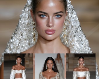 Bridal Beauty Stock Photos for Wedding Industry AI Bride Images Luxury Wedding Branding Content for Designers Planners Instagram