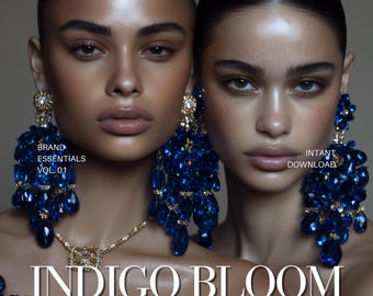Editorial Content Bundle for Branding AI Model Images Skincare Stock Photos for Instagram Beauty Social Media Marketing Jewelry Brand Design