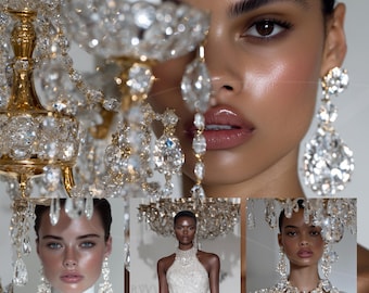 Luxury Bridal Stock Images for Wedding Businesses AI Bride Model Photos Elegant Wedding Content for Branding Marketing Social Media