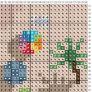 Beach Day Bird’s Eye Needlepoint Digital Chart 18 Mesh Summer Beginner image 3