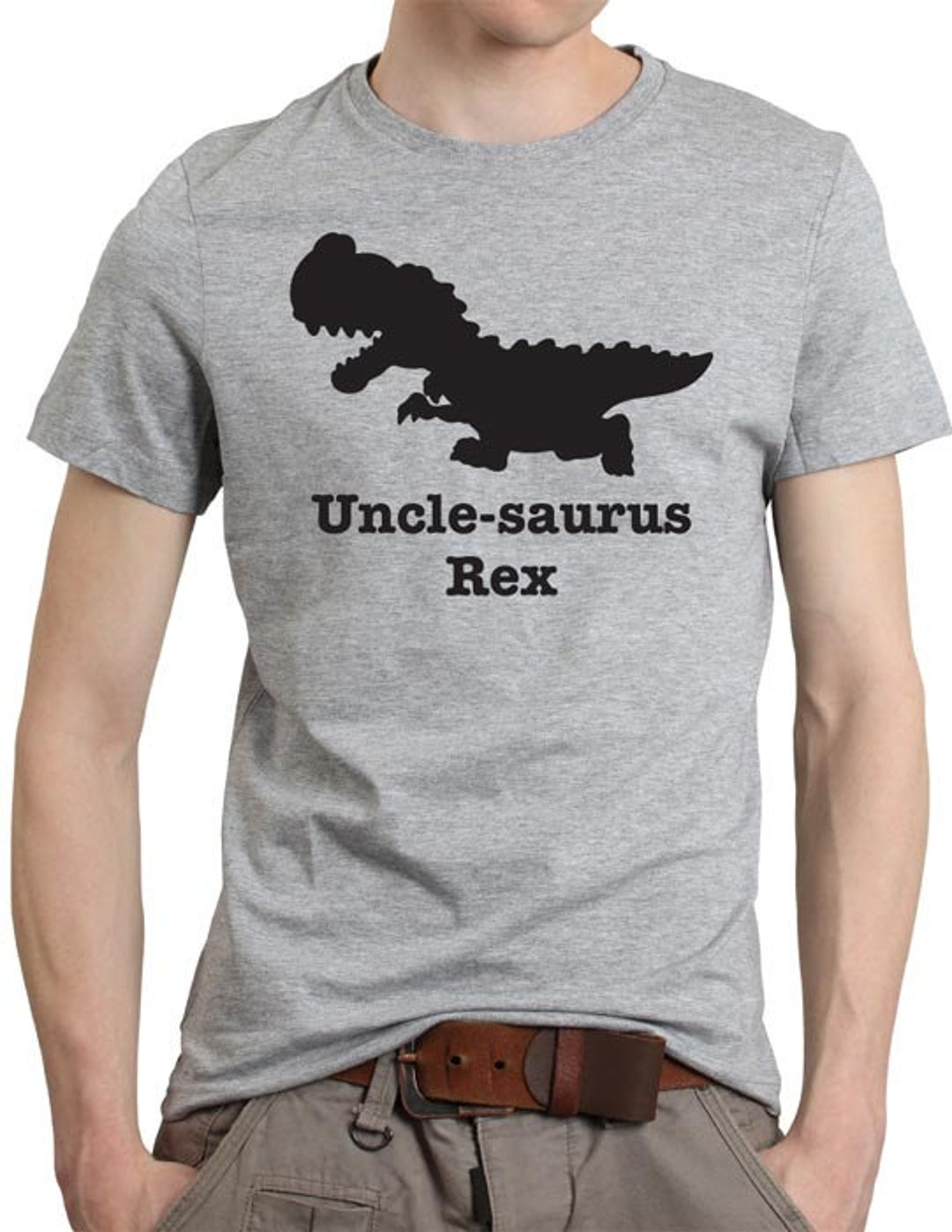 Uncle Saurus Rex Matching Auntie and Baby Saurus Rex - Soft Cotton T ...