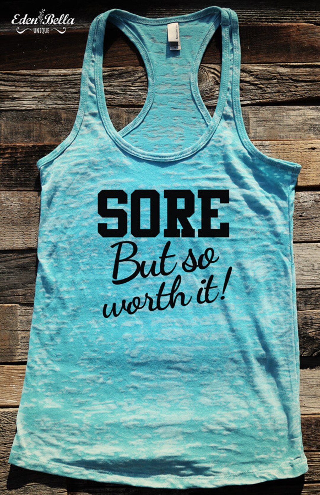 Sore but so Worth It Burnout Tank Top Choose Colors - Etsy