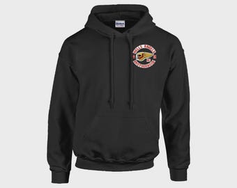Hells Angels - Brotherhood męska bluza z kapturem Gildan 18500 z nadrukiem dwustronnym
