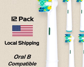 12 PACK!! Electric Replacement Head (Oral-B Compatible)